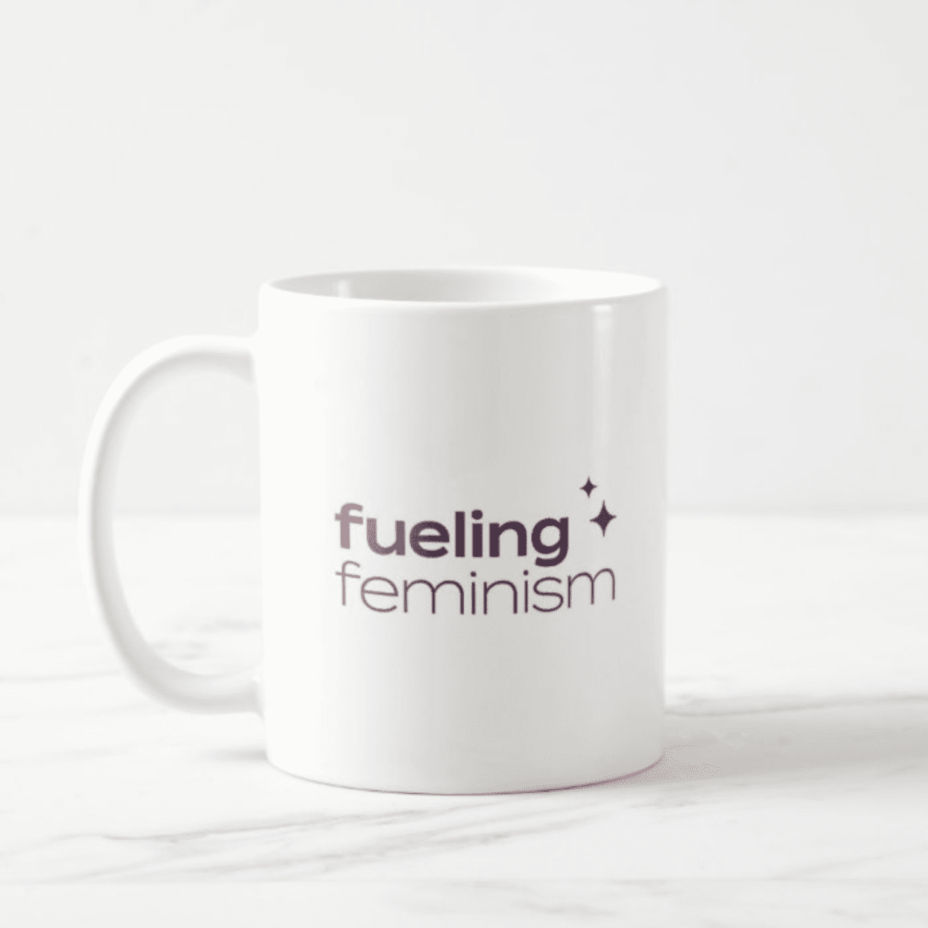 Coffee mug front.