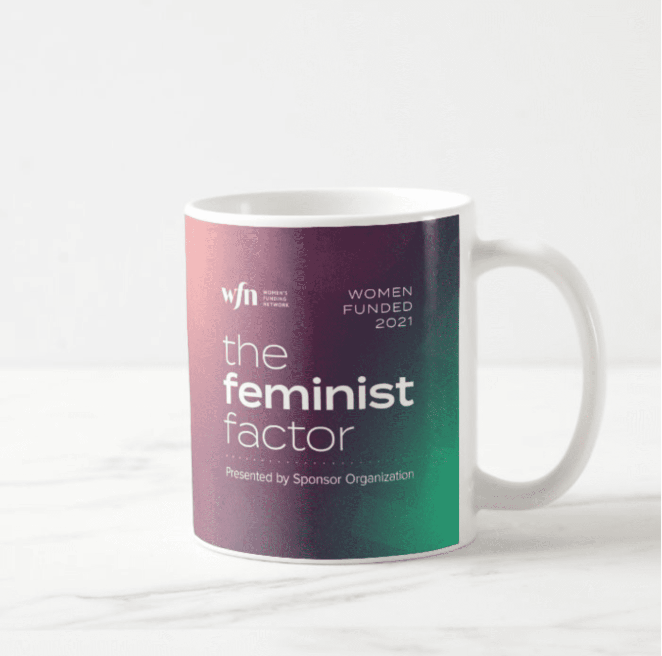 Coffee mug back.