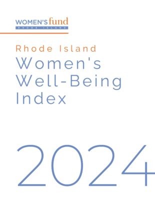 WFRI 2024 Women's Well-Being Index report cover