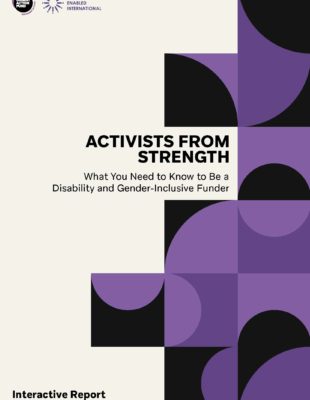 Activists From Strength report cover